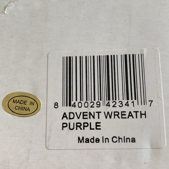 Advent Wreath Candles & Book NEW - Picture 7 of 7